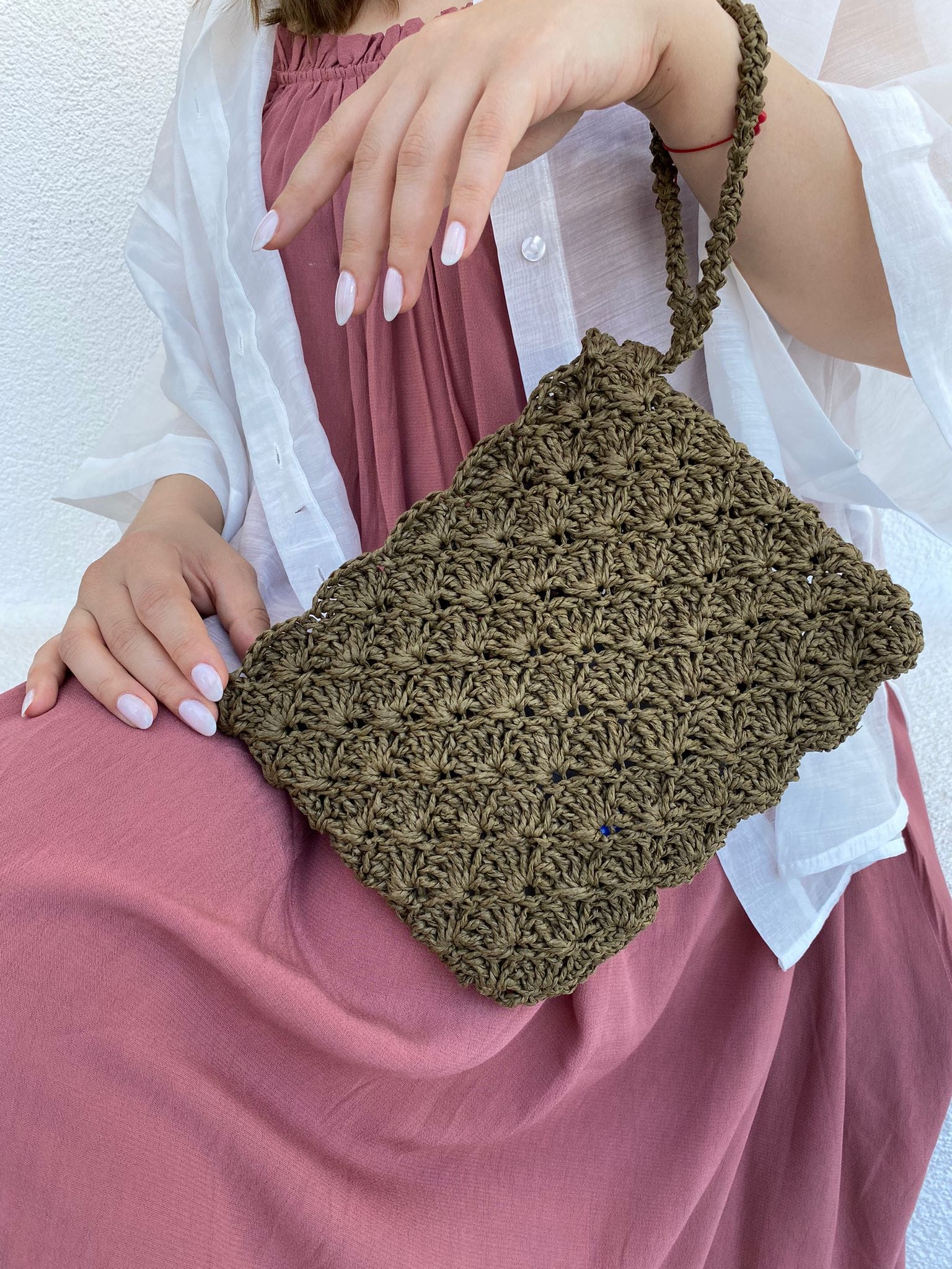 Yıldız Desenli clutch