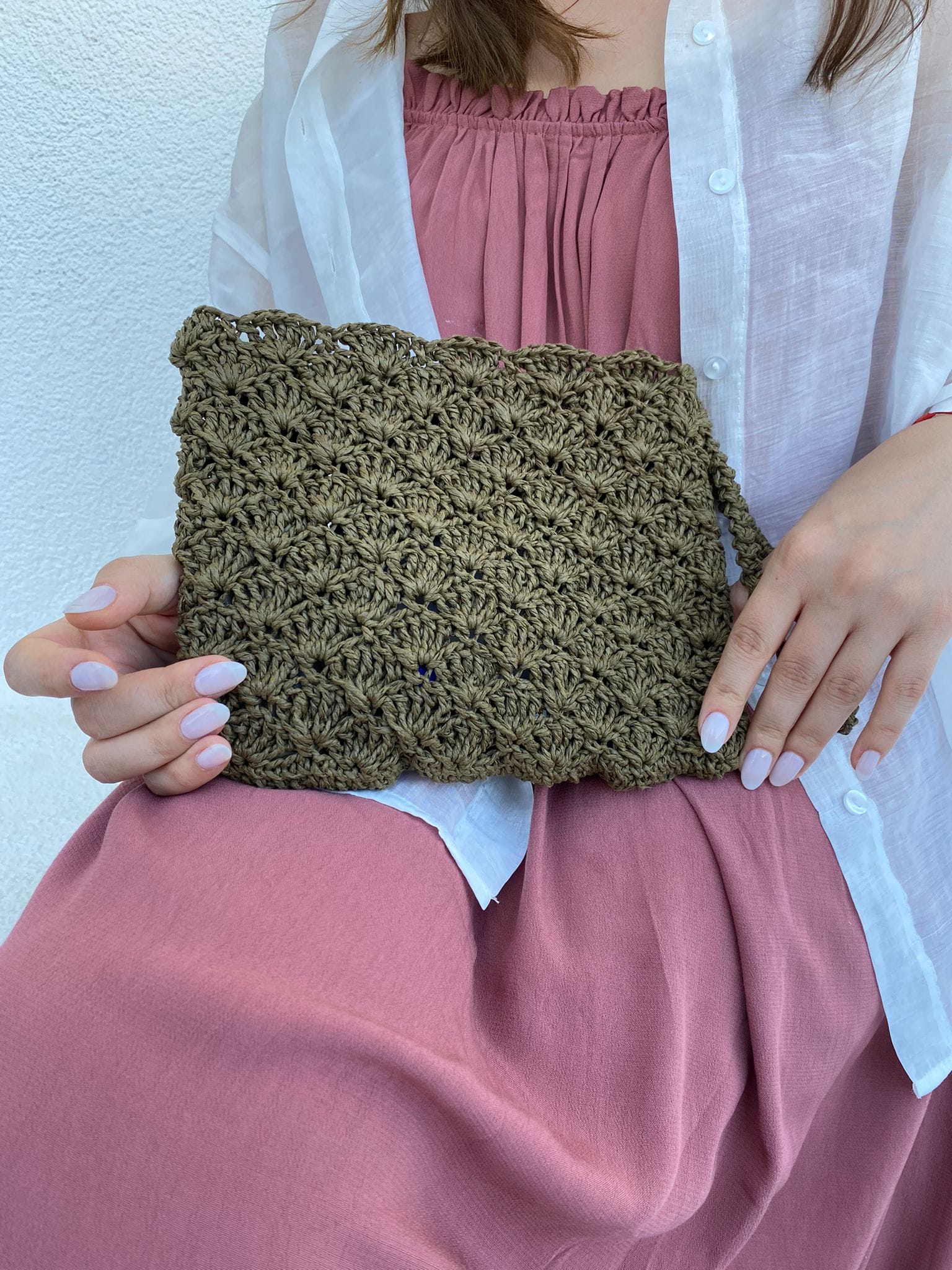 Yıldız Desenli clutch