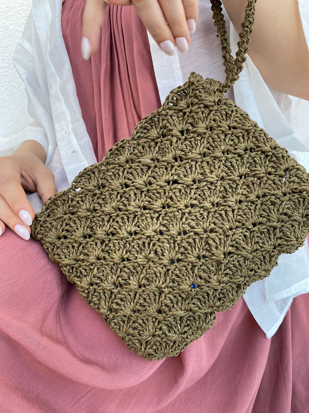 Yıldız Desenli clutch